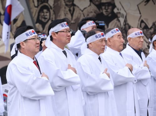 이장우 대전시장, 제20회 인동장터 독립만세운동 재현행사 참석