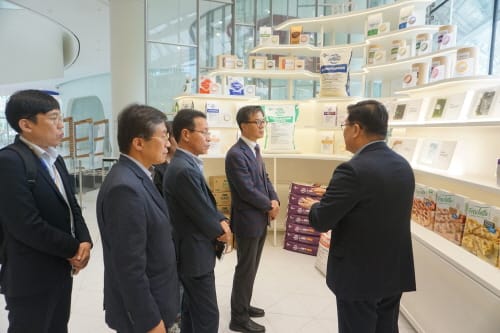 이석봉 경제과학부시장, CJ제일제당과 그린바이오산업 협력 논의