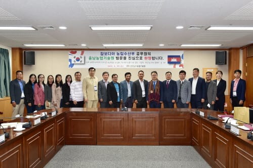 캄보디아에 우수한 농업기술 알린다