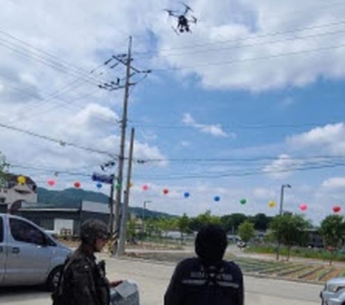 드론 영상 실시간 중계시스템 역할 ‘톡톡’
