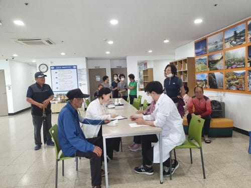 부여, 수해 발생지역 보건활동에 구슬땀