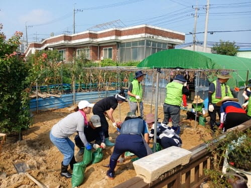 연서면 수해현장에서 빛난 고향사랑