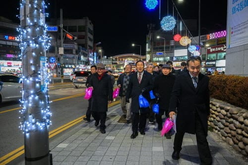 조치원 원도심 빛거리로 환하게 밝혀진다