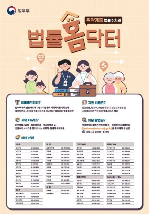 찾아가는 법률주치의 법률홈닥터 운영