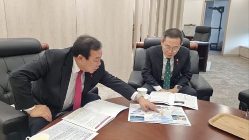 최민호 시장, 퀀텀빌리지 조성 정부 지원 당부