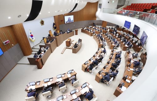 충남도의회, 제350회 임시회 54개 안건 처리