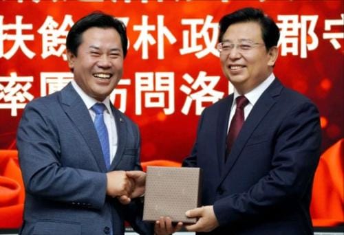 박정현 부여군수, 5년 만에 중국 낙양시 제41회 낙양 모란축제 방문