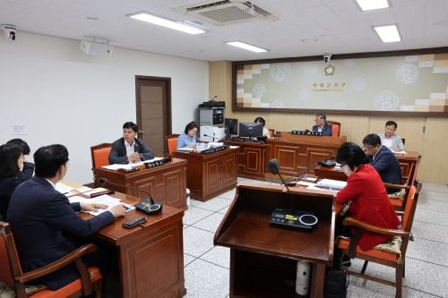 부여군의회, 제281회 임시회 순항 中