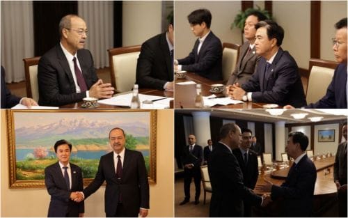 우즈벡 총리 깜짝 접견 ‘유학생’ 등 논의