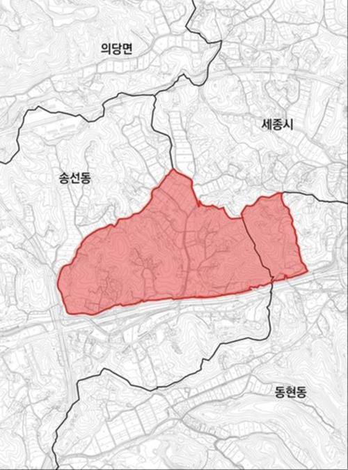 충청남도, 공주 송선-동현지구 토지거래 허가구역 2년 연장