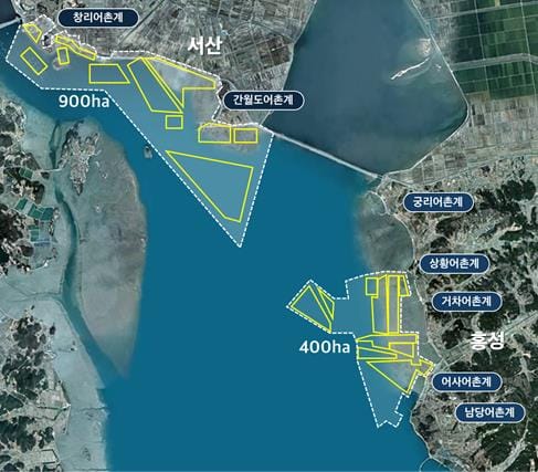 천수만 청정어장 재생사업 추진... 50억 투입 천수만 광역권 1300ha 어장정비