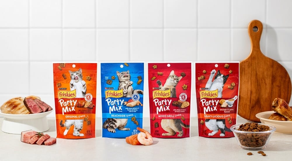 네슬레 퓨리나 ‘파티믹스’ 4종 전국 다이소 공식 입점… 반려묘 간식 접근성 확대