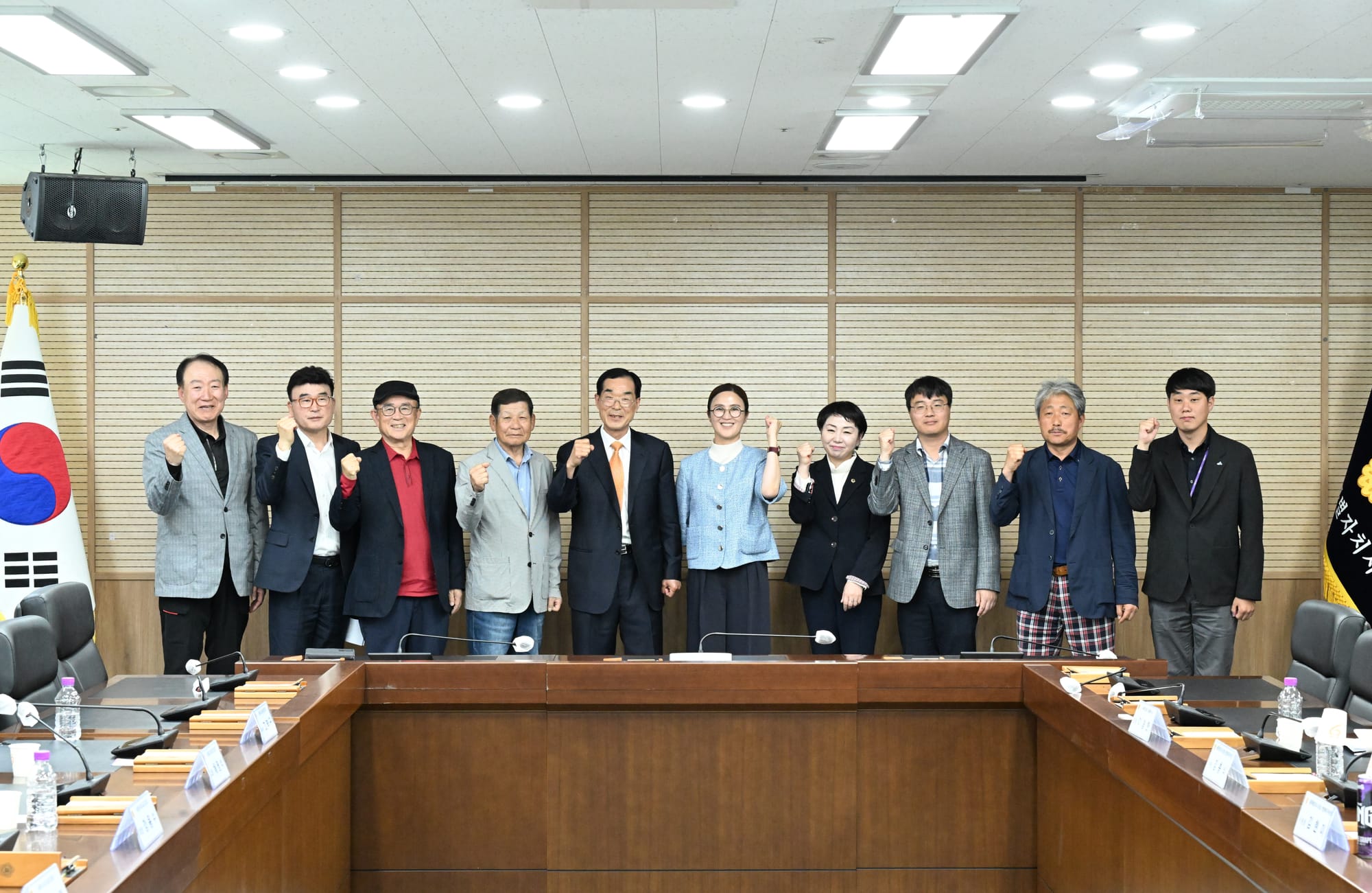 세종시의회 행복위, 세종시파크골프협회와의 간담회 실시