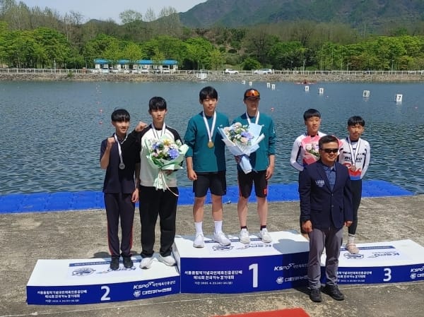 대전만년중 카누부, 전국 카누 경기대회에서 금빛 물살