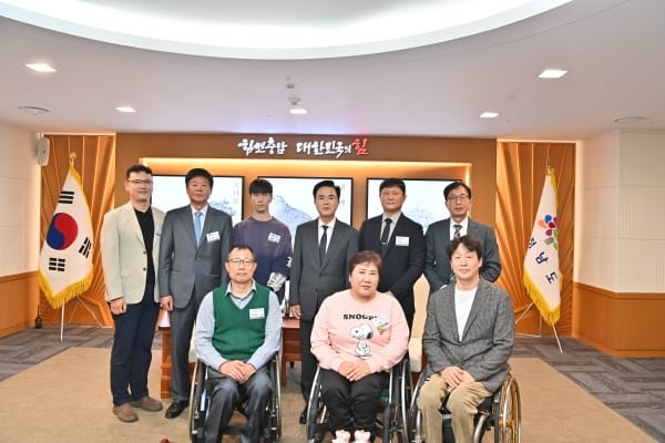 6개 기업·대학, 장애인 우수선수와 동행