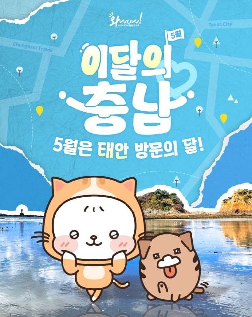 ‘이달의 충남’ 바다와 꽃 어우러진 태안