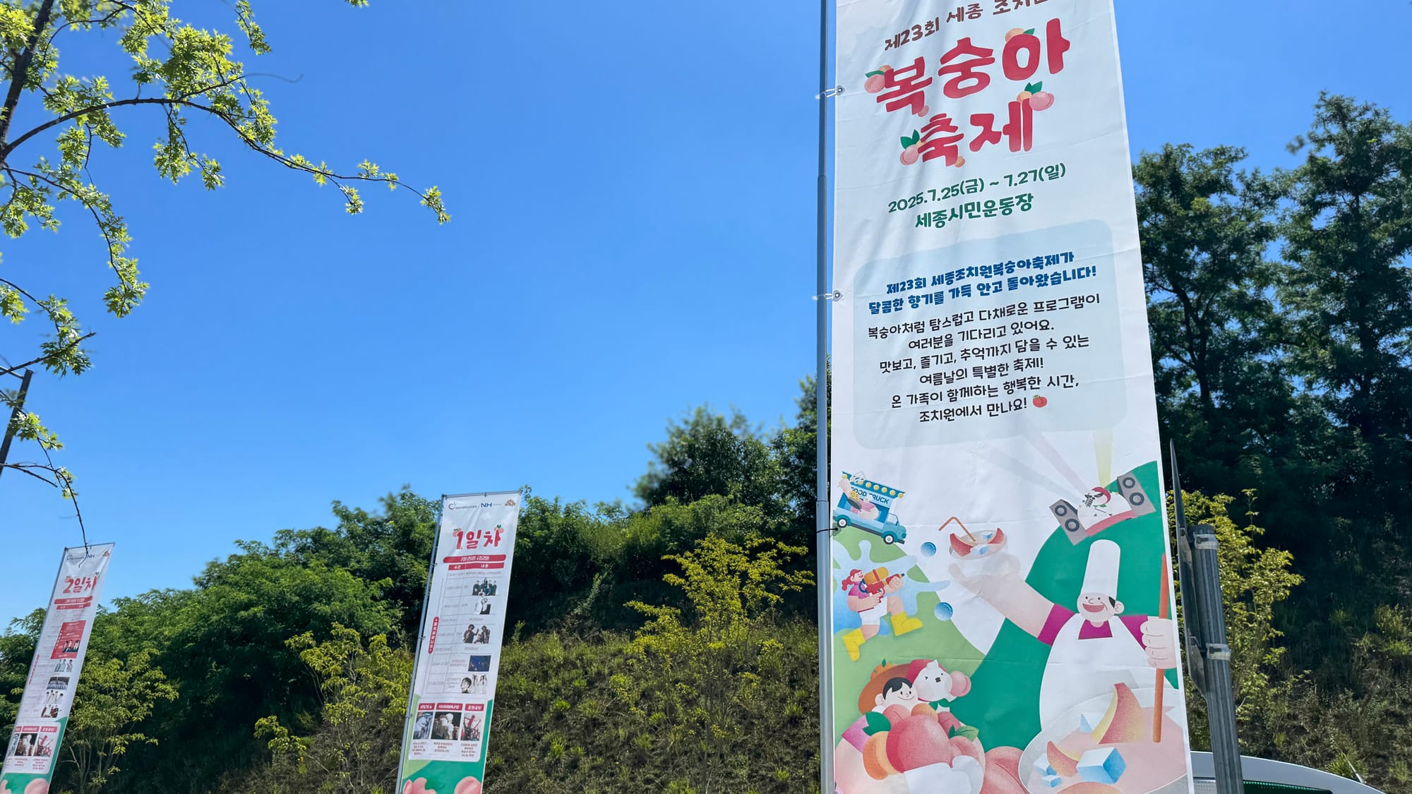 제23회 조치원복숭아 축제, 화려한 분홍빛 개막