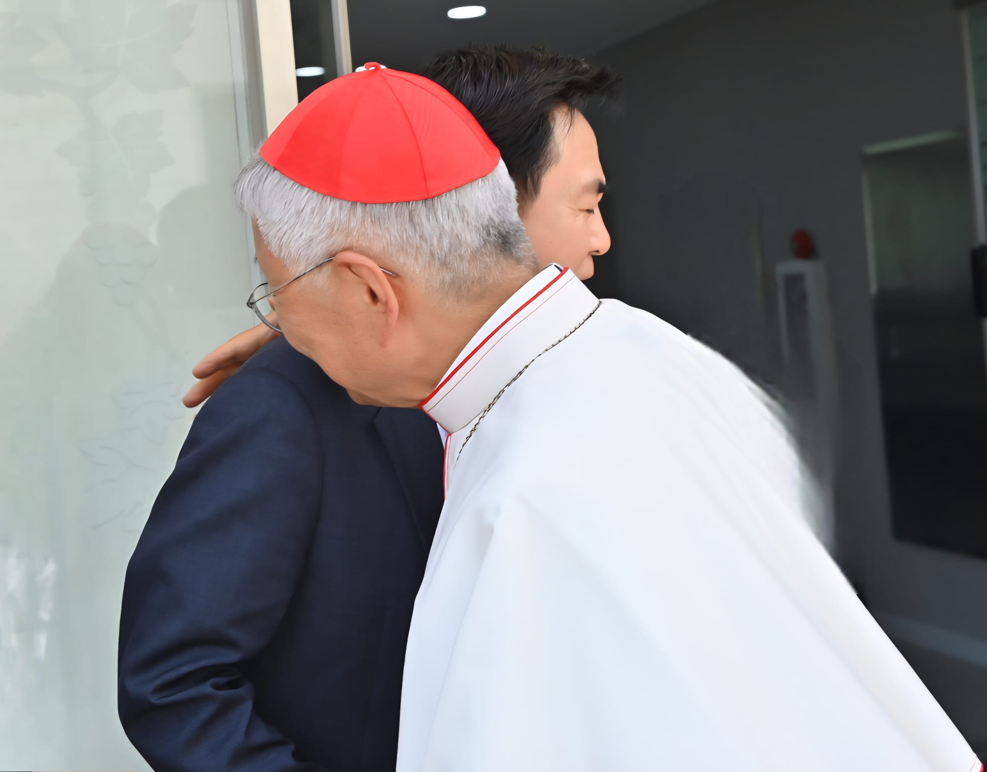 김태흠 지사, 유흥식 추기경 집전 미사 참석