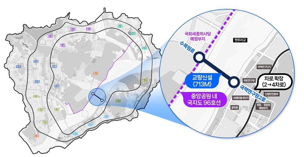 국회세종의사당 연결하는 금강 횡단 교량 신설