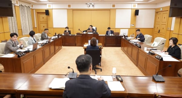 대전시의회 산업건설위원회 제1차 회의 개최… 주요 안건 심사 시작