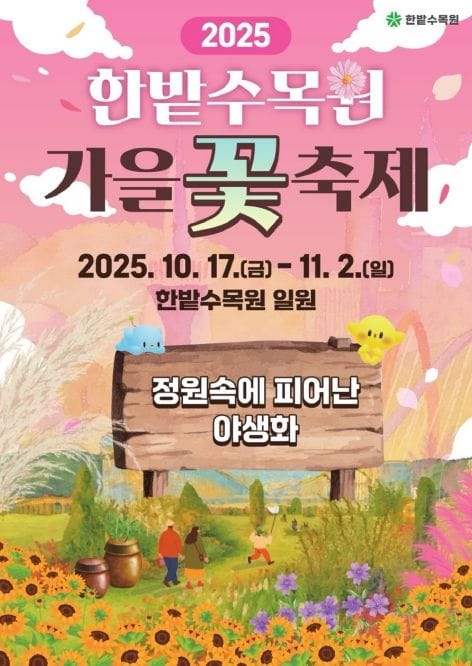 ‘정원 속에 피어난 야생화’... 대전 한밭수목원 가을꽃 축제