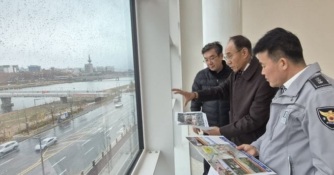 대전자치경찰위원회, 불꽃쇼 현장 사전 안점검검