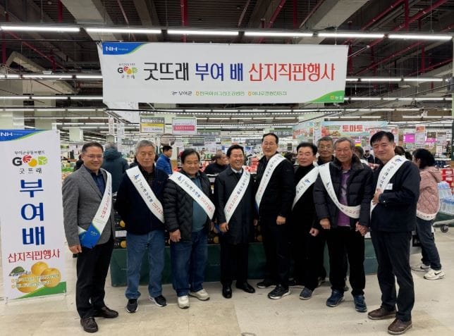 부여군 굿뜨래 배, 수도권 판로 확대