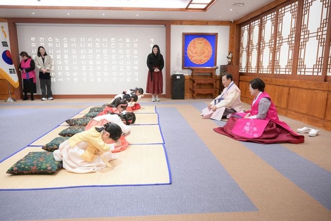 세종시, "시장 할아버지, 새해 복 많이 받으세요"