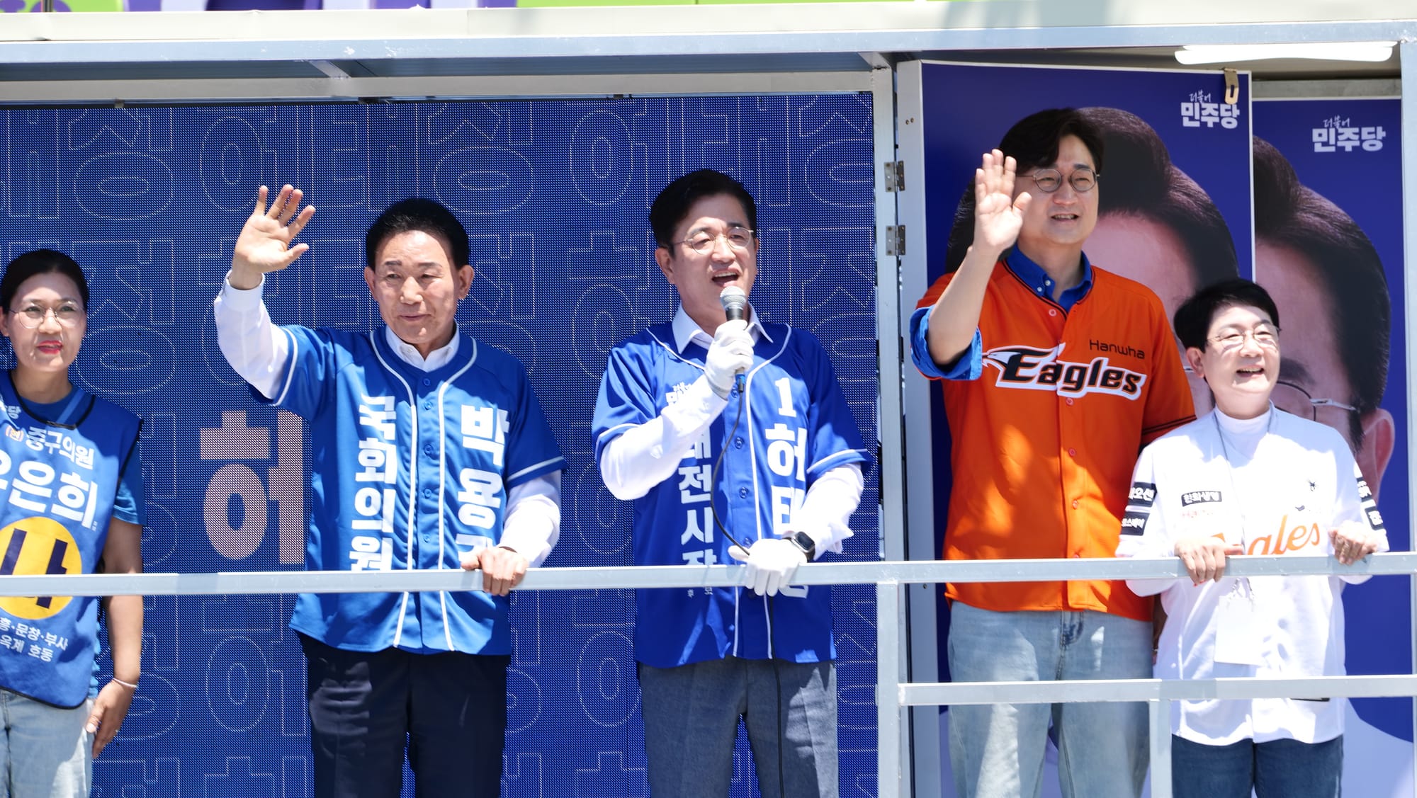 허태정 "선거 마지막 48시간, 시민의 일터로"