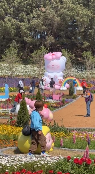 충남 태안국제원예치유박람회서 이슬로 작가 라이브 페인팅 이벤트 개최
