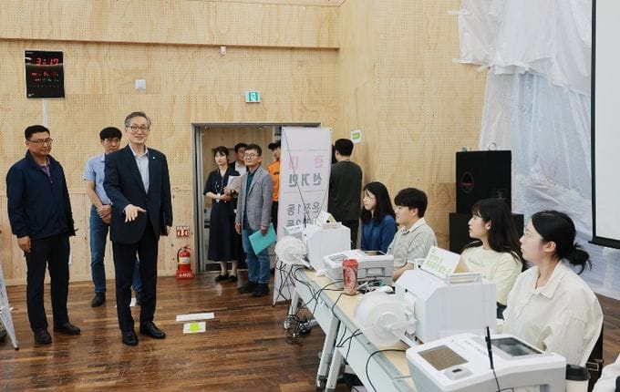 유득원 대전시장 권한대행, 사전투표소 현장점검