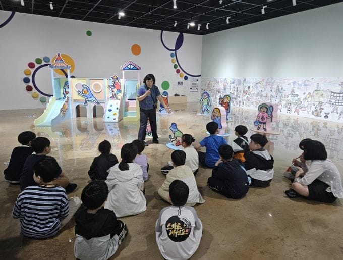 대전시립미술관, 특수학급 대상 맞춤형 미술관 교육 마무리