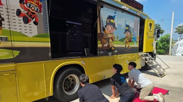 충남소방, 안전체험차량에 심폐소생술 시뮬레이터 보급