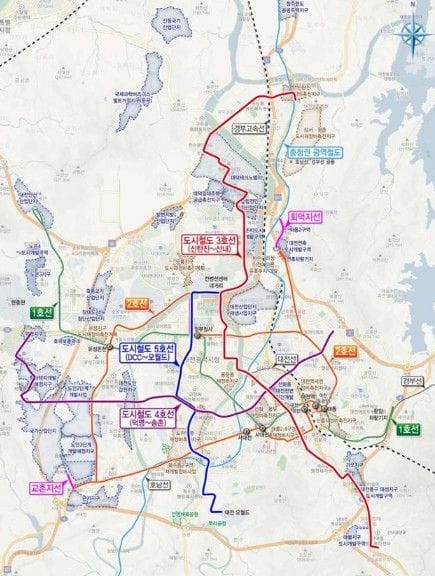 ‘제1차 대전광역시 도시철도망 구축계획’ 최종 승인·고시