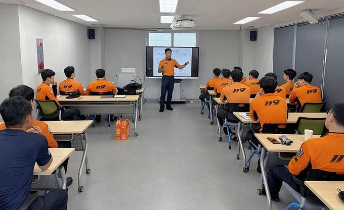 대전소방, 신속동료구조팀 전술운용 역량 강화 순회교육 실시