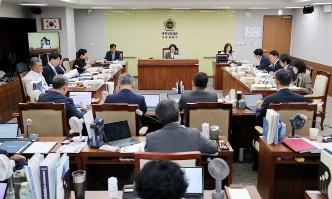 충남도의회 교육위 “학생 안전과 맞춤형 중심 교육환경 조성에 총력”