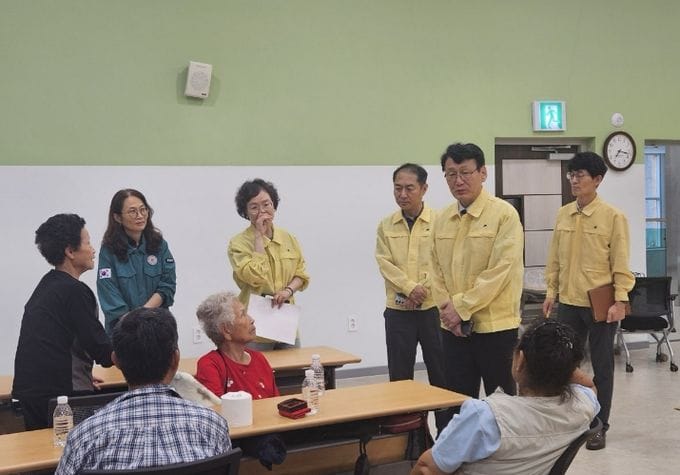 홍종완 충남부지사, 호우 대응 현장 긴급점검