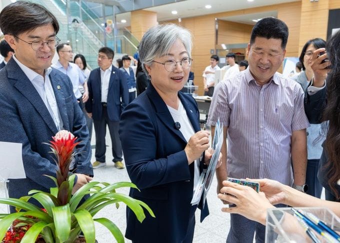 세종시교육청, 중증장애인생산품 홍보 부스 운영