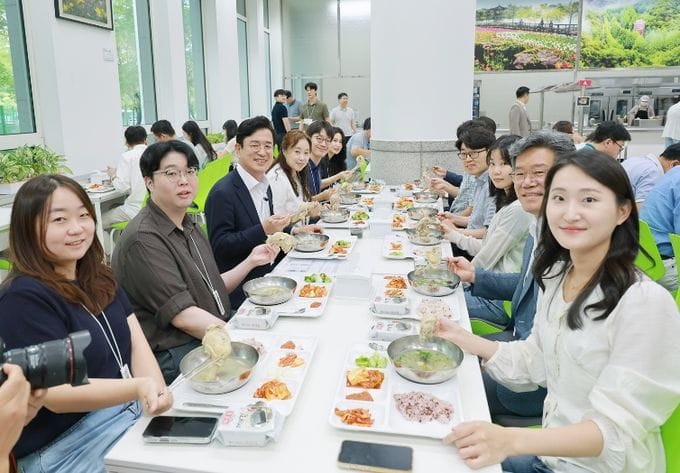 허태정 대전시장, 말복 건강한 한 끼로 직원 응원