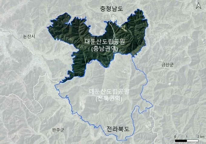 충남 대둔산, 멸종위기종 등 1648종 서식 확인