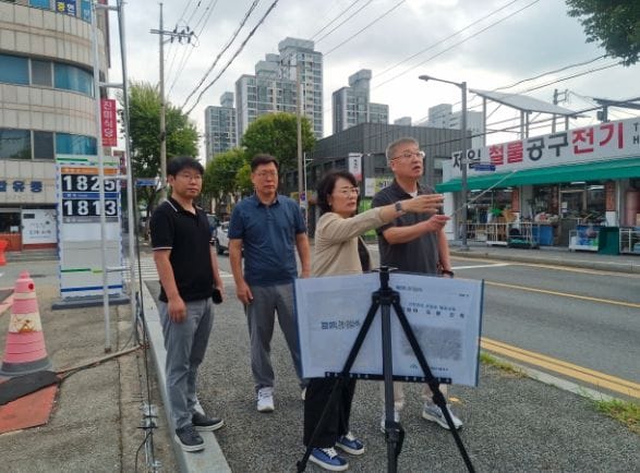 박은희 대전시의회 복지환경위원장, ‘신탄진IC 진입로 확장’ 현장 점검… “조속한 추진·국비 확보 총력 다해야”
