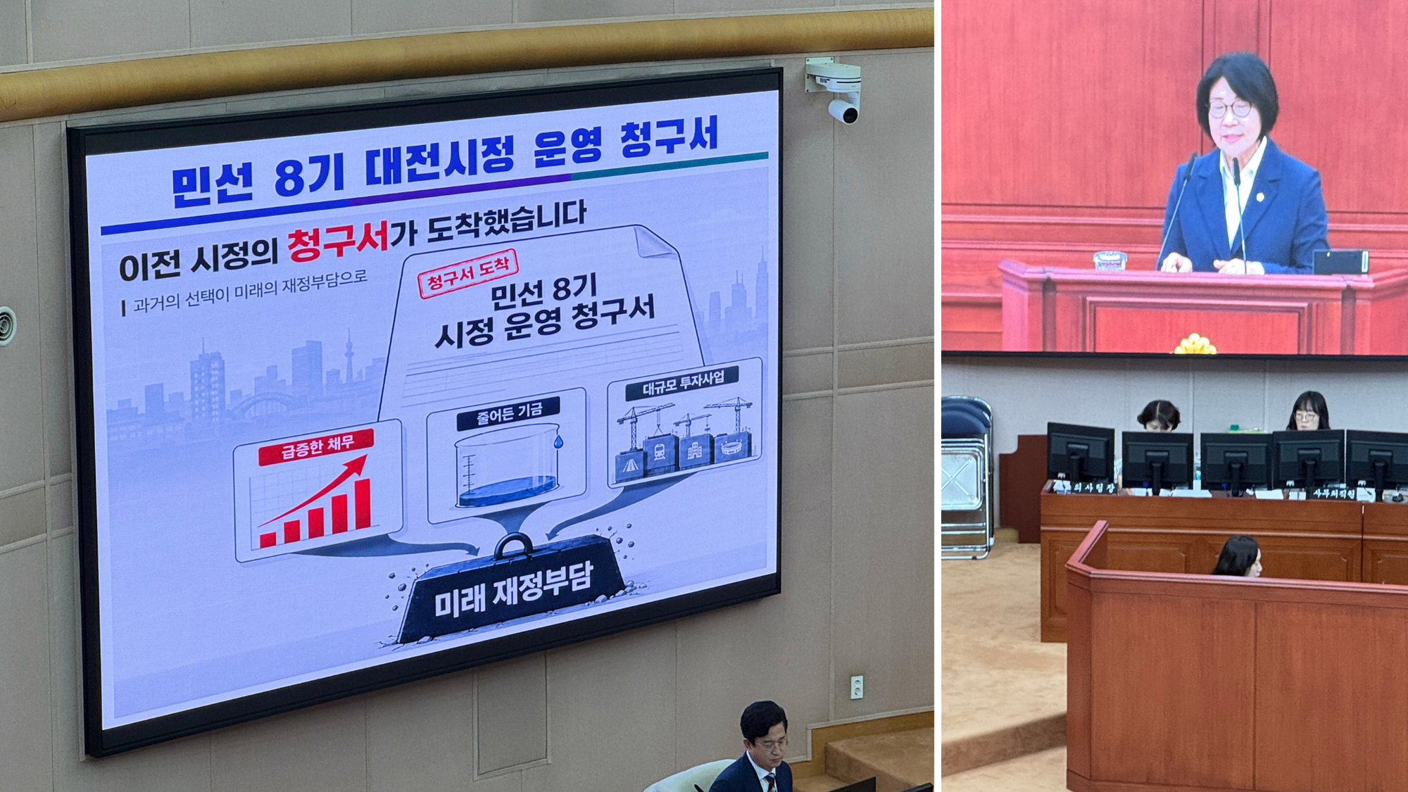 [편집장의 시선] 대전시의회 첫 정례회 도마위에 오른 '이장우식 재정운영 성적표'