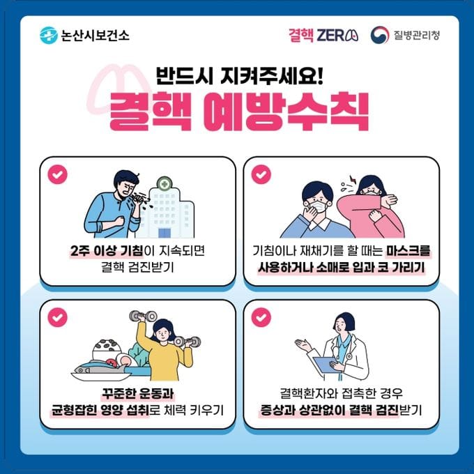 논산시, 결핵 유증상자 무료 검진 실시