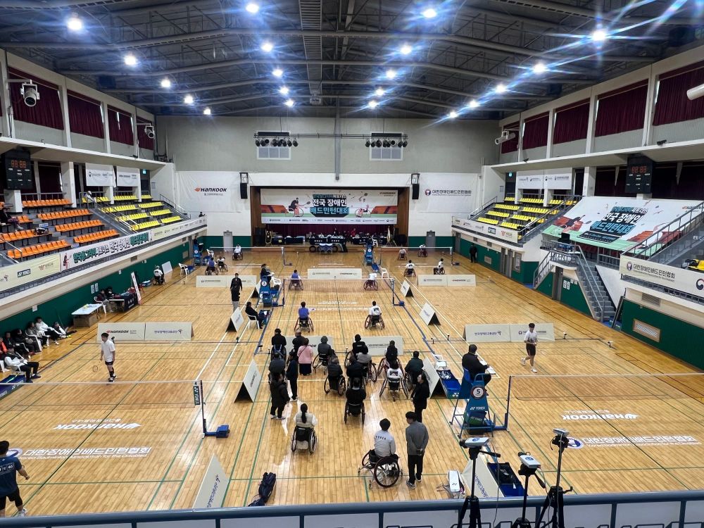 전국 장애인 배드민턴 선수들, 세종에서 기량 펼쳐 post image