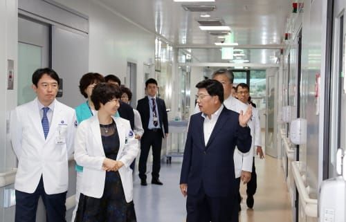 권 시장, 충남대병원 국가지정 입원치료병상 현장방문 post image