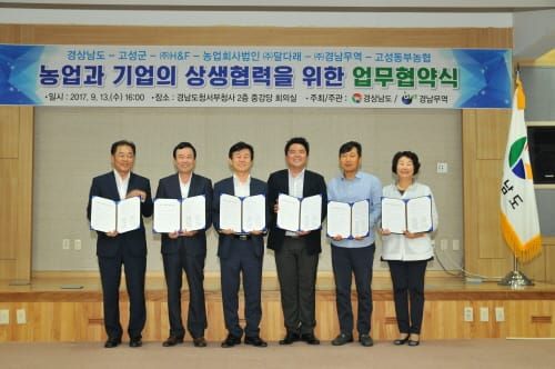경남도, 6차산업 활성화 업무협약 post image