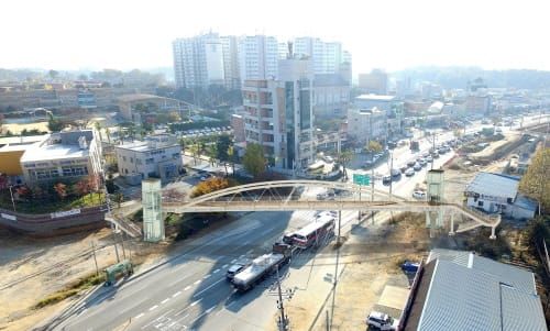 오송~청주도로 확장구간 내 강내보도육교 이전 착수 post image