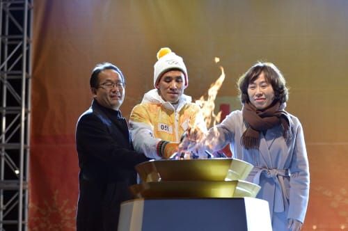 2018 동계올림픽 성화, 세종시 봉송 성공적으로 마치다. post image