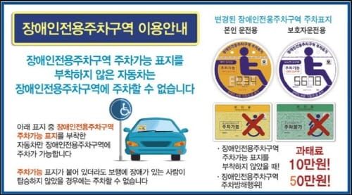 세종시, 장애인 전용 주차구역 집중단속 post image