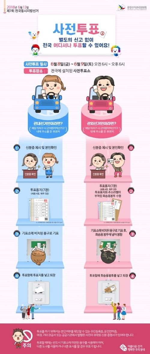 “8~9일 지방선거 사전투표 하세요” post image